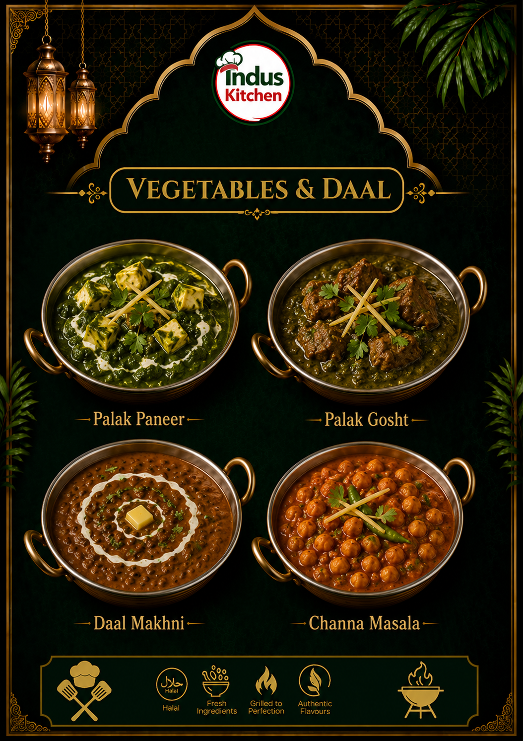 Vegetables & Daal